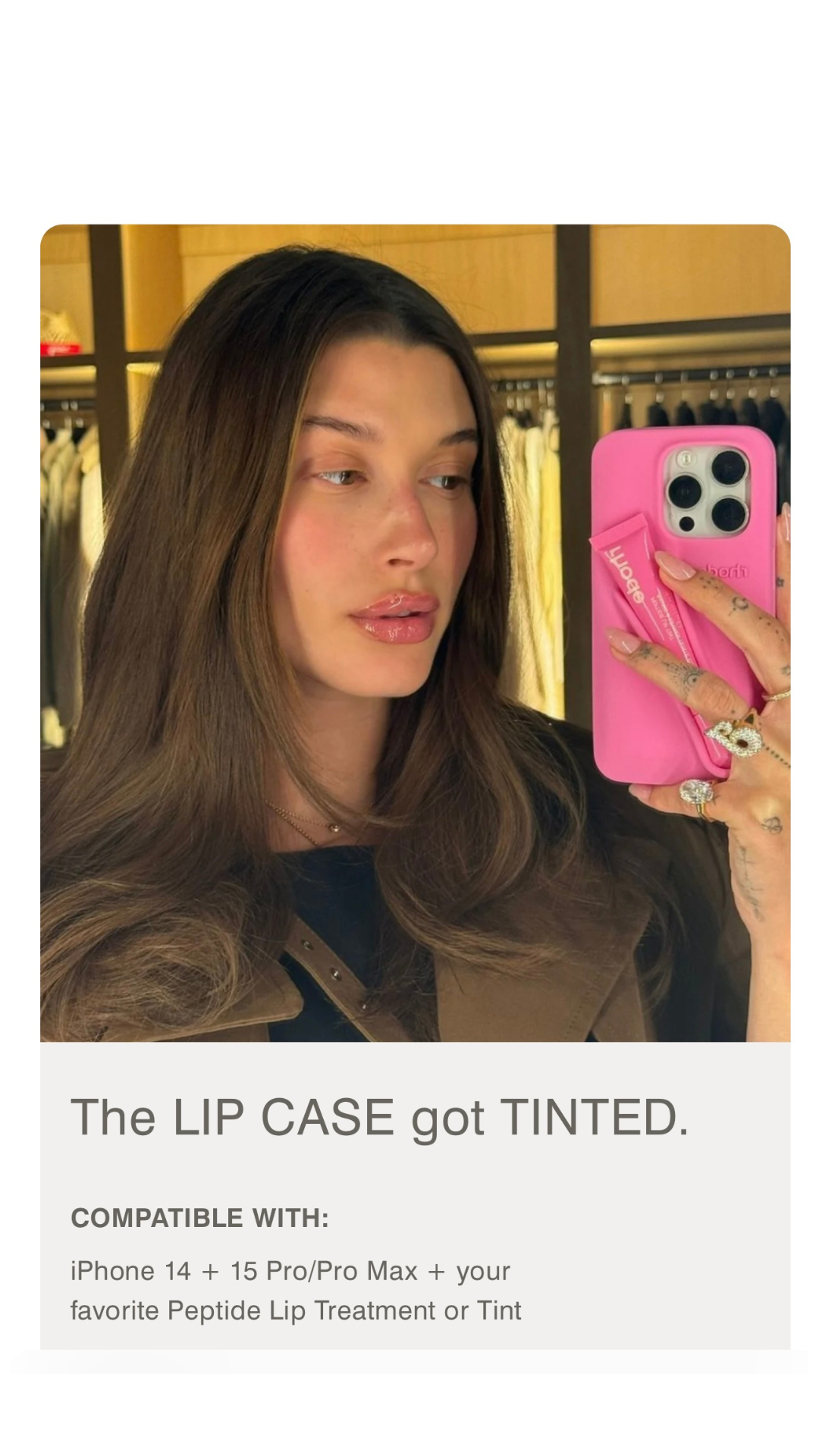 Rhode Lip Phone Case Set Shortcake