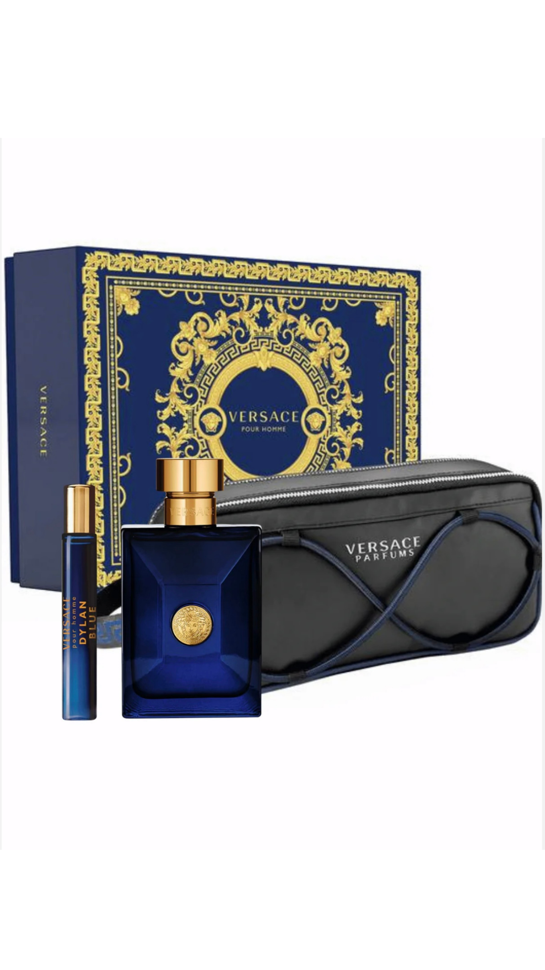 Versace Dylan Men Blue Pour Homme Set